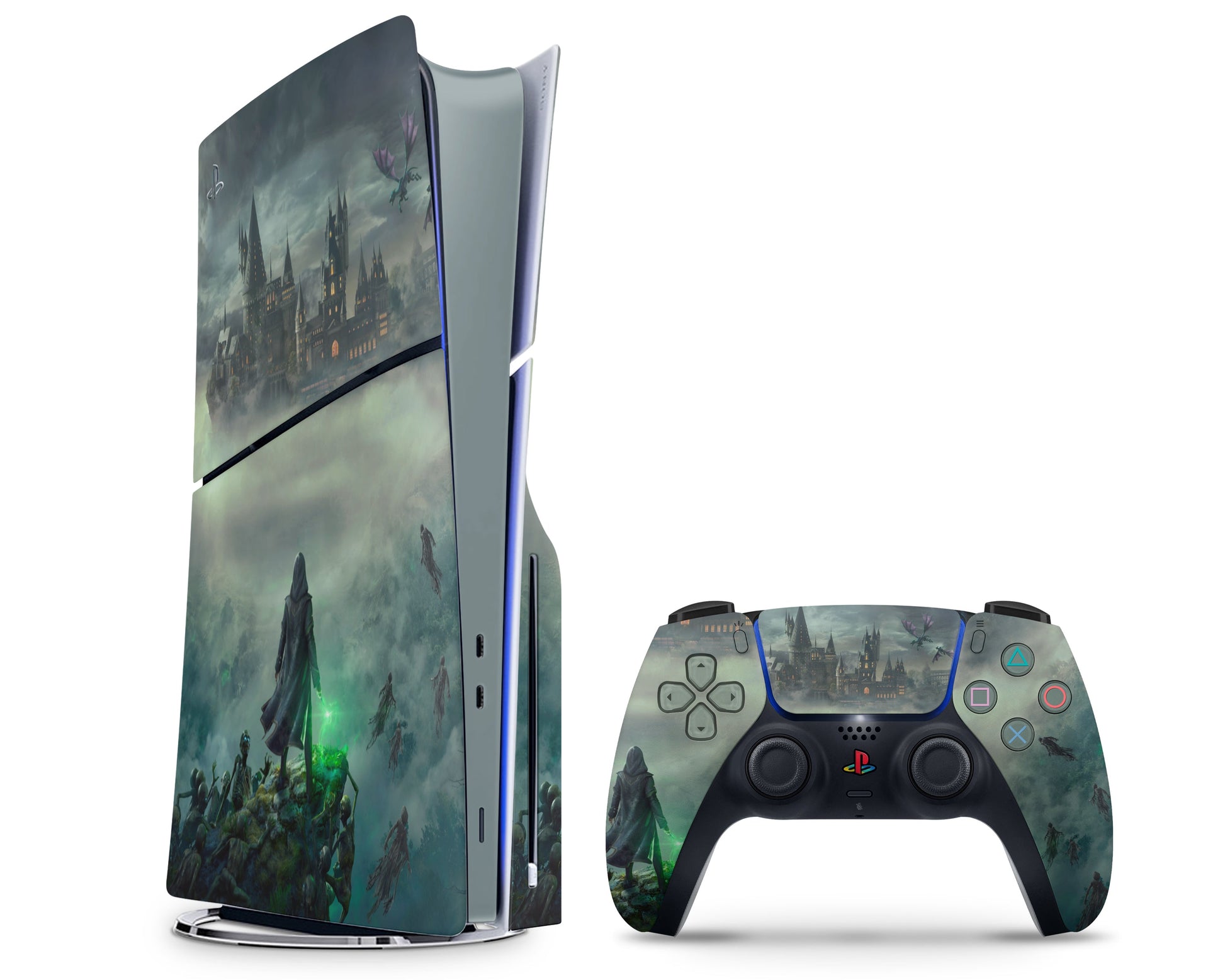 Lux Skins PS5 Slim Hogwarts Legacy PS5 Slim Skins - Pop culture Harry Potter Skin