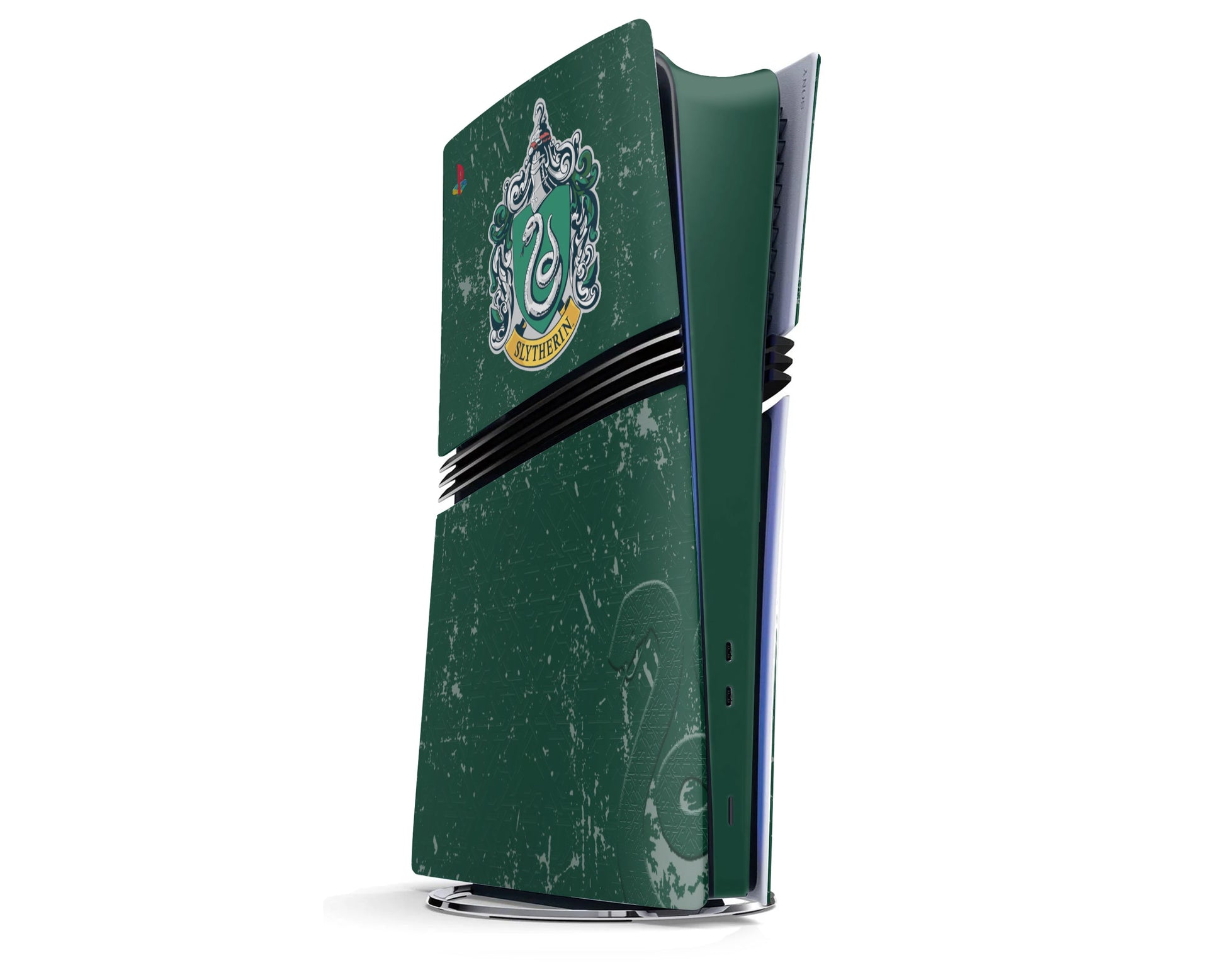 Lux Skins PS5 Pro Harry Potter Slytherin PS5 Pro Skins - Pop culture Harry Potter Skin