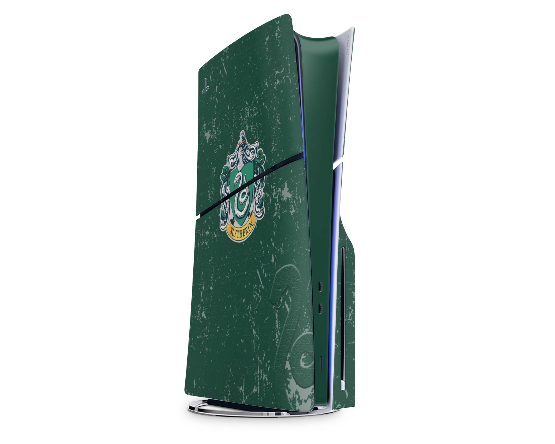 Lux Skins PS5 Slim Harry Potter Slytherin PS5 Slim Skins - Pop culture Harry Potter Skin