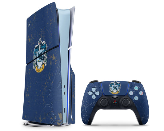 Lux Skins PS5 Slim Harry Potter Ravenclaw PS5 Slim Skins - Pop culture Harry Potter Skin