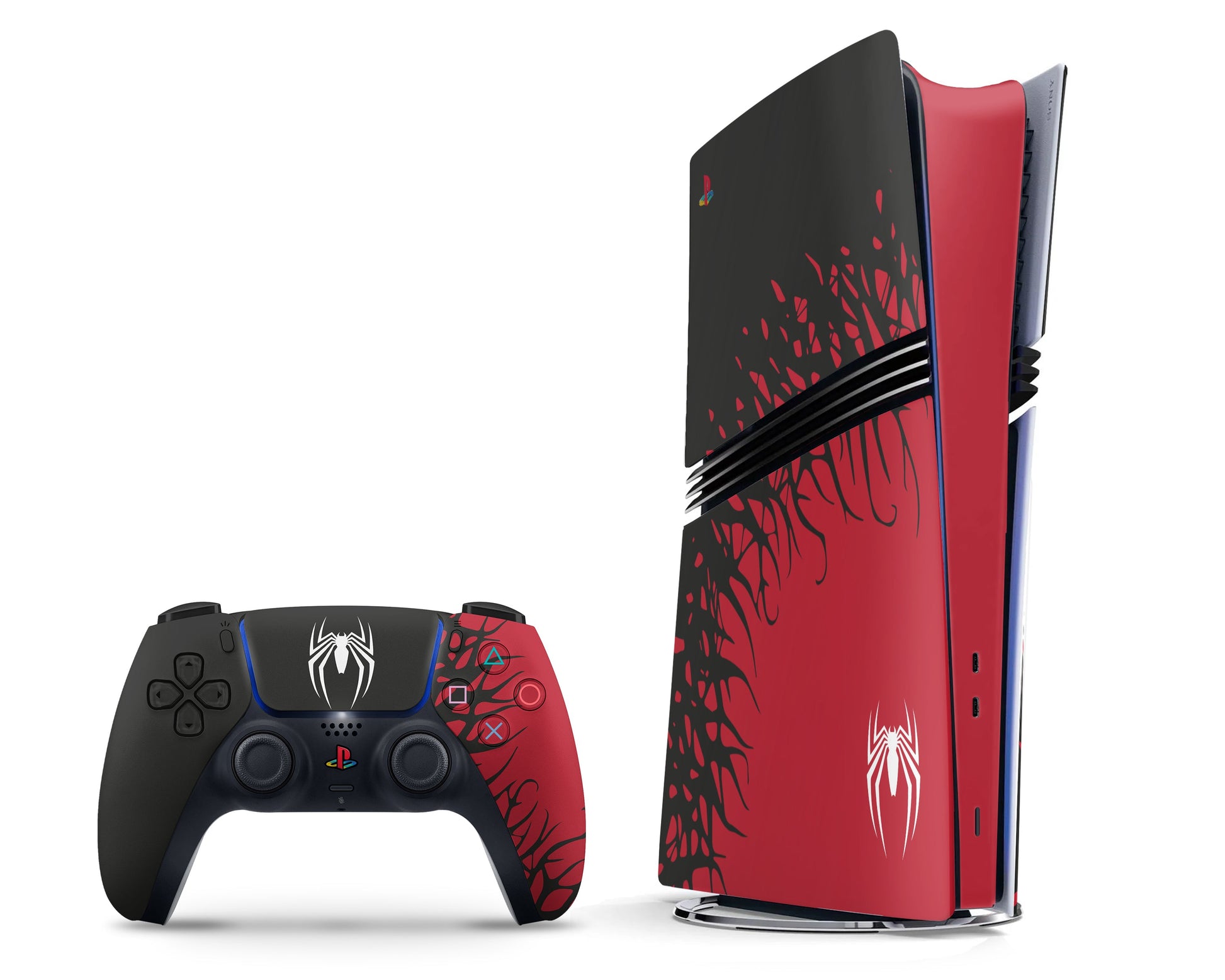 Lux Skins PS5 Pro Spiderman 2 Limited Edition Inspired PS5 Pro Skins - Pop culture Spiderman Skin