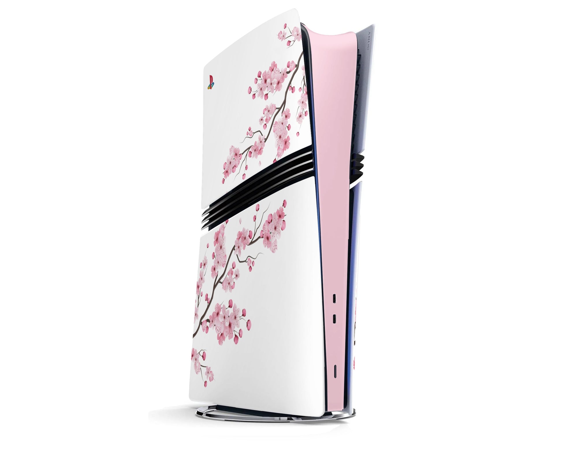 Lux Skins PS5 Pro White Cherry Blossom PS5 Pro Skins - Art Floral Skin