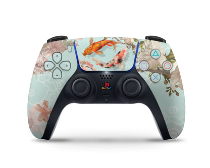 Lux Skins PS5 Pro Yin Yang Koi Rose Light PS5 Pro Skins - Art Artwork Skin