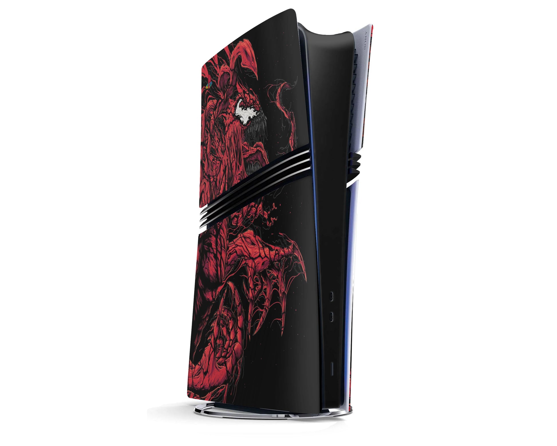 Lux Skins PS5 Pro Black Venom vs Carnage PS5 Pro Skins - Pop culture Comics Skin