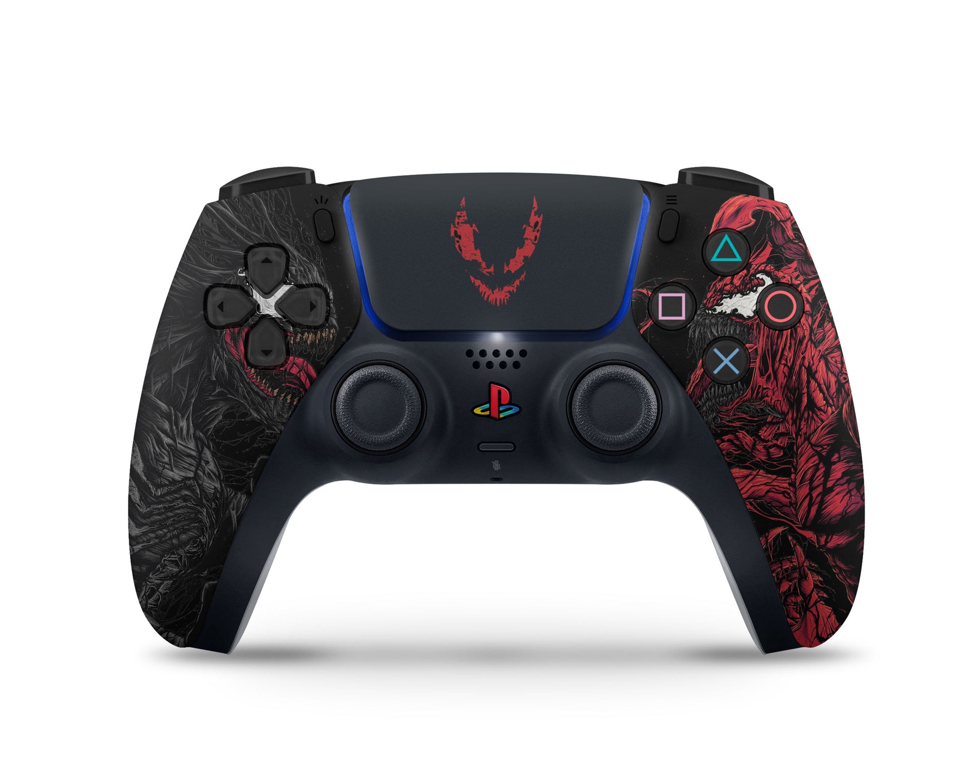 Lux Skins PS5 Pro Black Venom vs Carnage PS5 Pro Skins - Pop culture Comics Skin