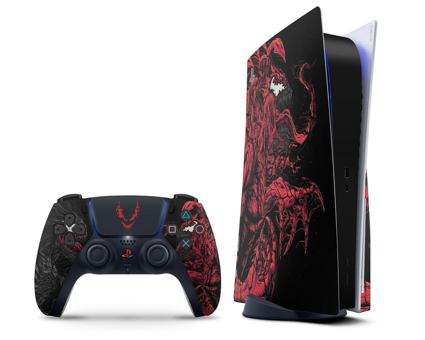 Black Venom vs Carnage PS5 Skin