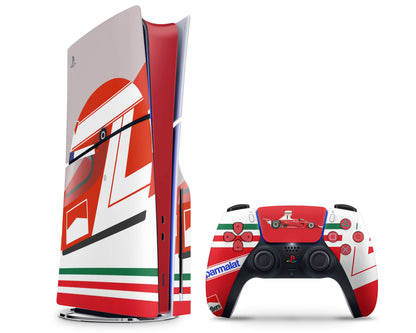 Lux Skins PS5 Slim Niki Lauda F1 PS5 Slim Skins - Sports Formula 1 Skin