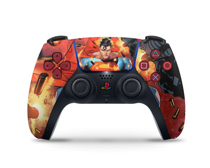 Lux Skins PS5 Slim Superman Cartoon PS5 Slim Skins - Pop culture Comics Skin