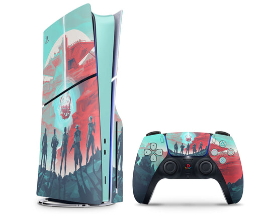 Lux Skins PS5 Slim Valorant Minimalist PS5 Slim Skins - Pop culture  Skin