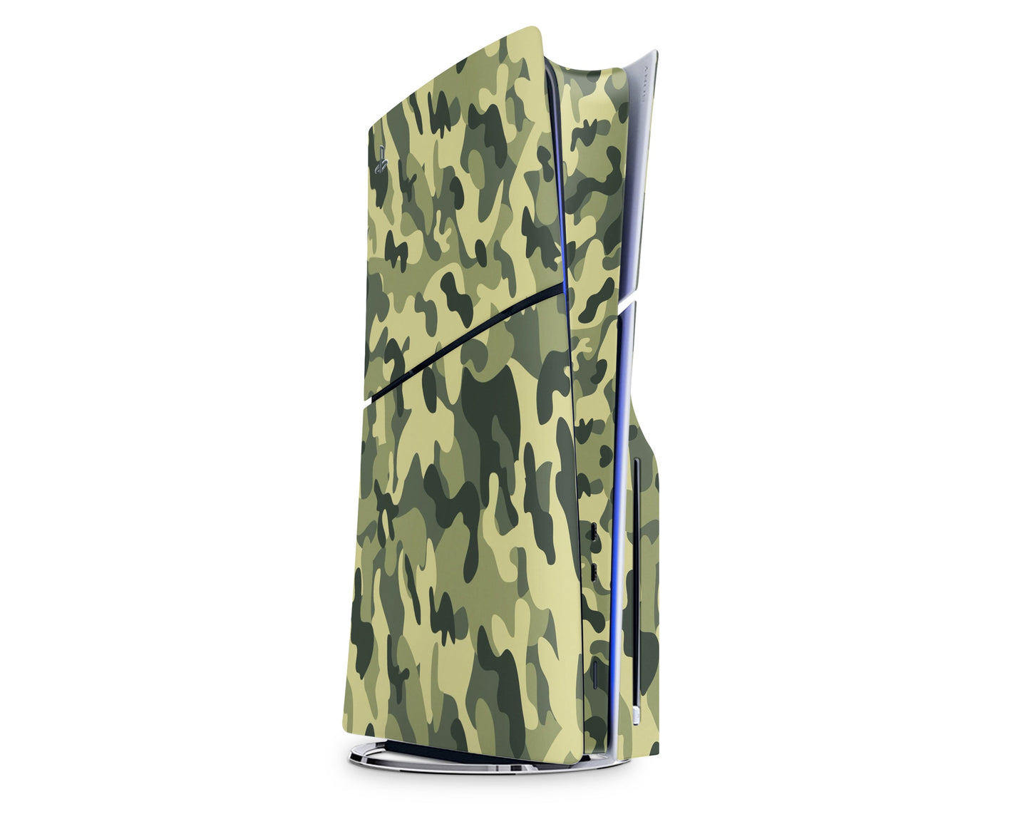 Lux Skins PS5 Slim Green Camo PS5 Slim Skins - Pattern Camo Skin