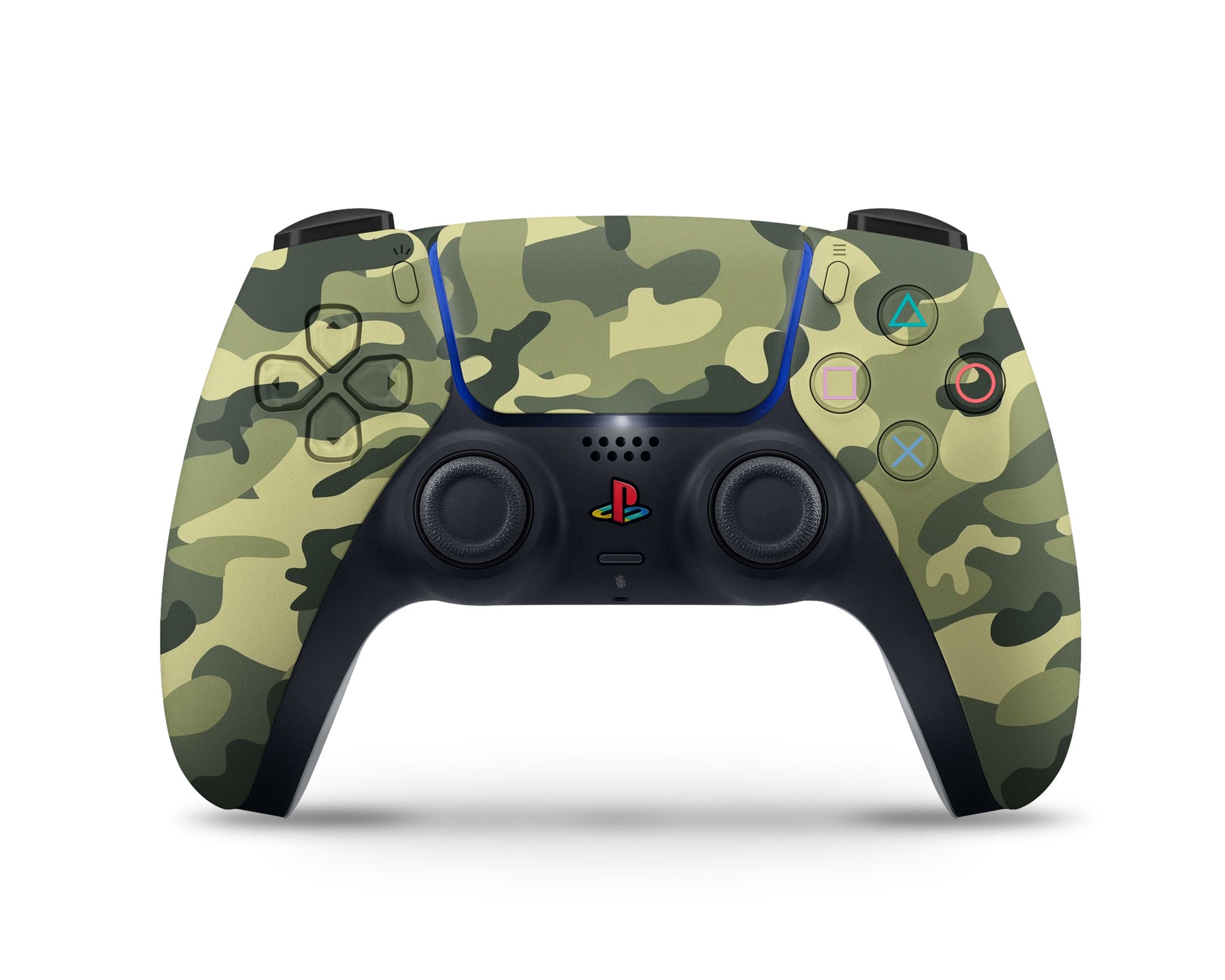 Lux Skins PS5 Slim Green Camo PS5 Slim Skins - Pattern Camo Skin