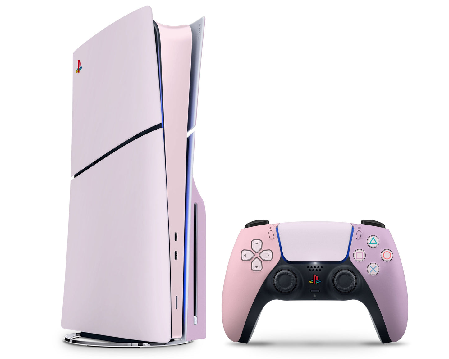 Lux Skins PS5 Slim A Girly Affair Colorwave PS5 Slim Skins - Solid Colours Colour Blocking Skin