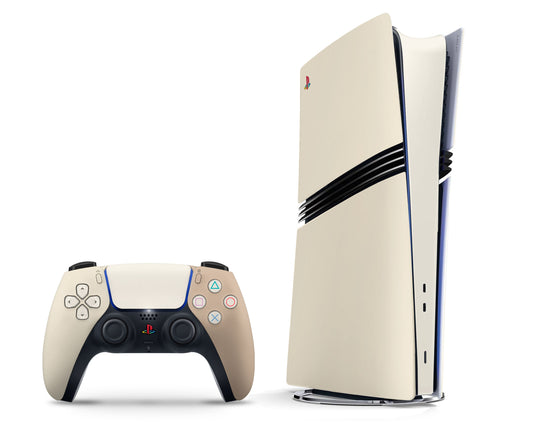 Lux Skins PS5 Pro Creme Caramel PS5 Pro Skins - Solid Colours Colour Blocking Skin