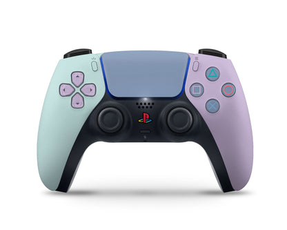 Lux Skins PS5 Pro Blue Mint Color Blocking PS5 Pro Skins - Solid Colours Colour Blocking Skin