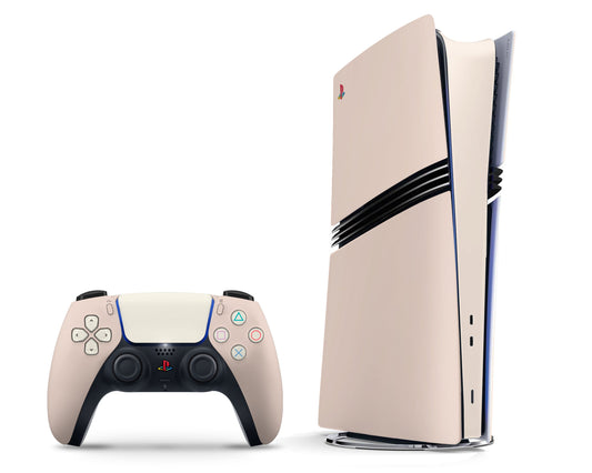 Lux Skins PS5 Pro Hazelnut Latte PS5 Pro Skins - Solid Colours Colour Blocking Skin