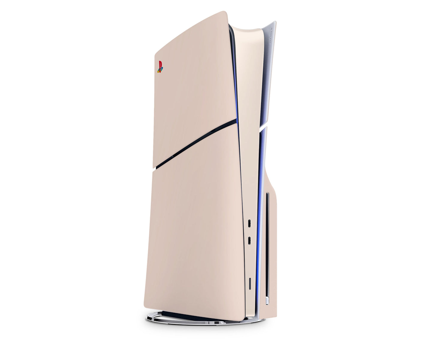 Lux Skins PS5 Slim Hazelnut Latte PS5 Slim Skins - Solid Colours Colour Blocking Skin