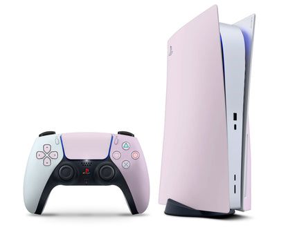 Lux Skins PS5 Pastel Cotton Candy PS5 Skins - Solid Colours Colour Blocking Skin