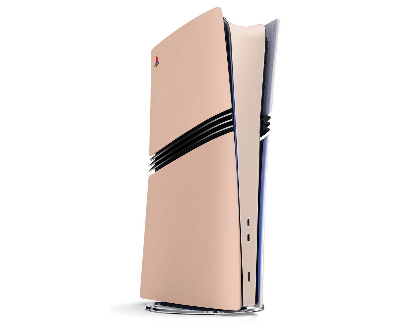 Lux Skins PS5 Pro Peach Souffle PS5 Pro Skins - Solid Colours Colour Blocking Skin