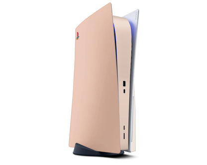 Lux Skins PS5 Peach Souffle PS5 Skins - Solid Colours Colour Blocking Skin