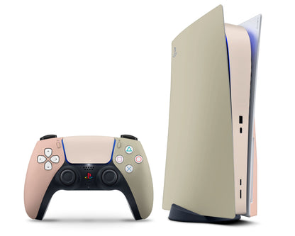 Lux Skins PS5 Soft Parisian Garden PS5 Skins - Solid Colours Colour Blocking Skin