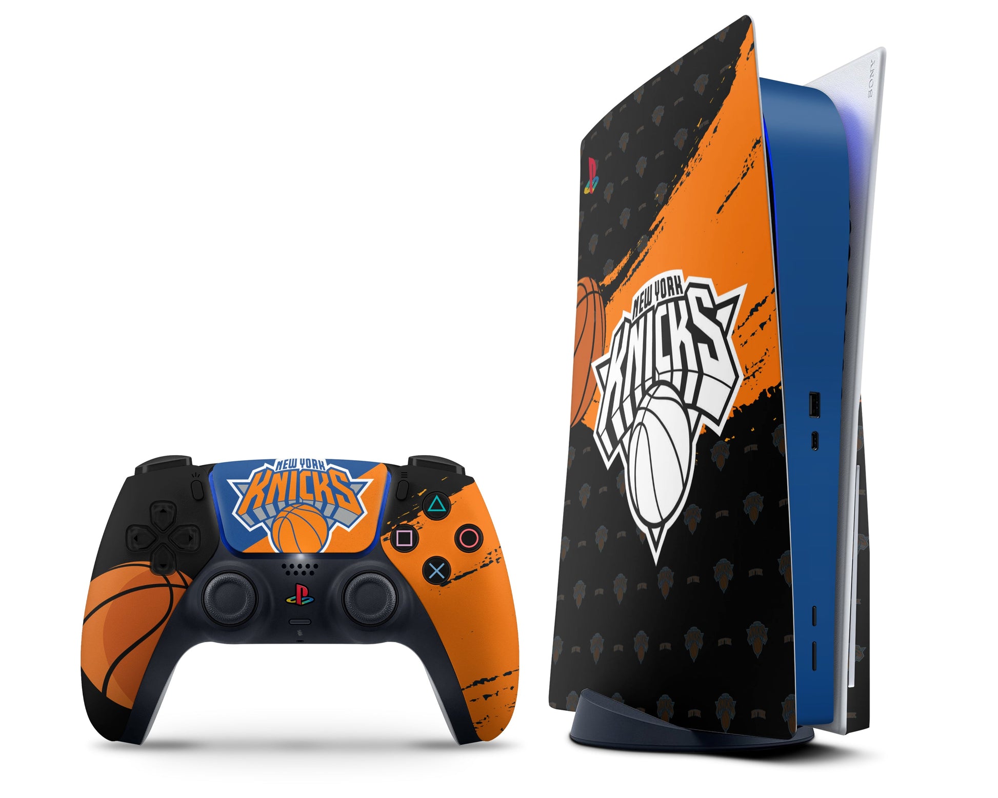 Lux Skins PS5 NBA New York Knicks PS5 Skins - Sports Basketball Skin