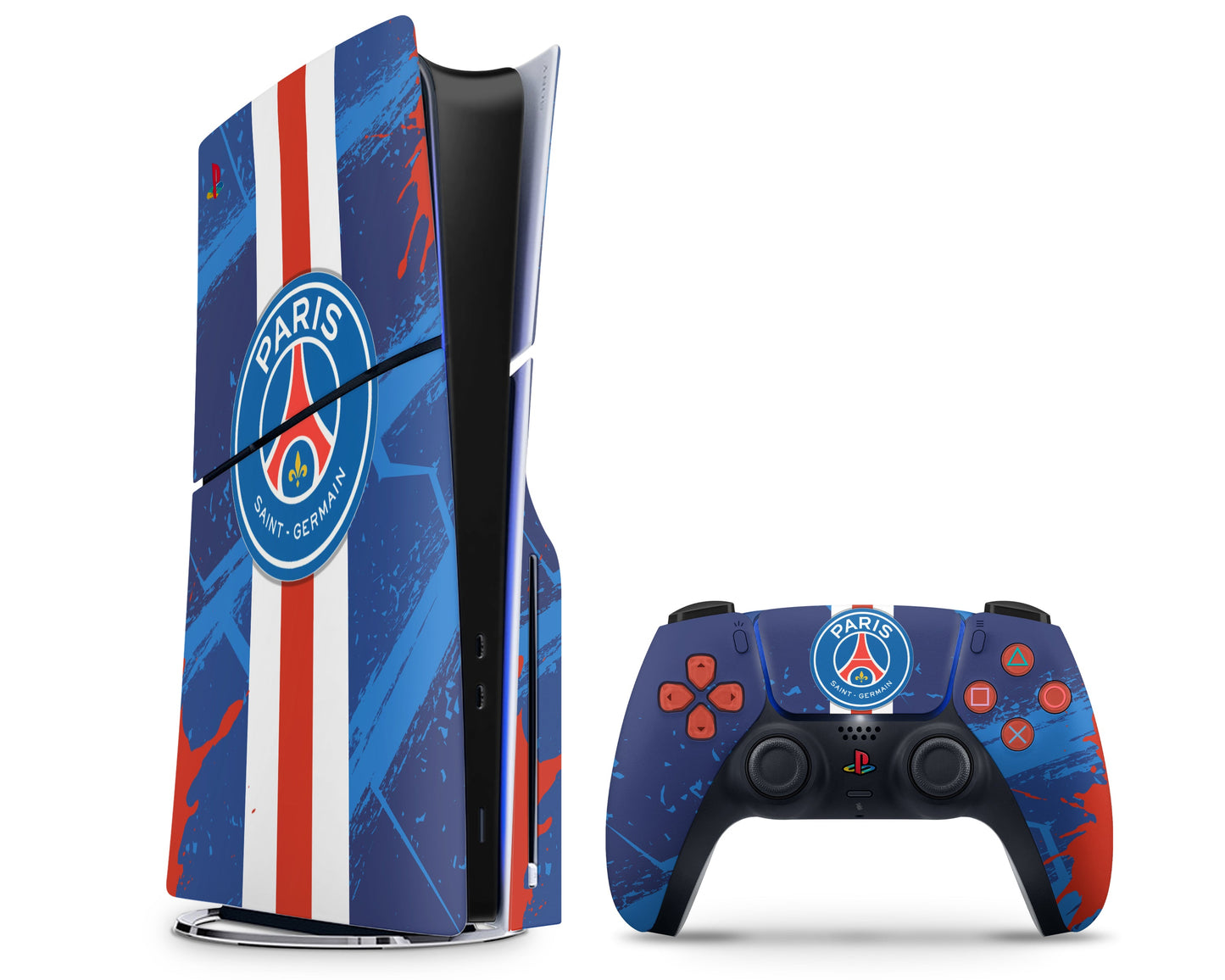 Lux Skins PS5 Slim PSG Football Club PS5 Slim Skins - Sports Soccer Skin