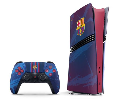 Lux Skins PS5 Pro FC Barcelona PS5 Pro Skins - Sports Soccer Skin