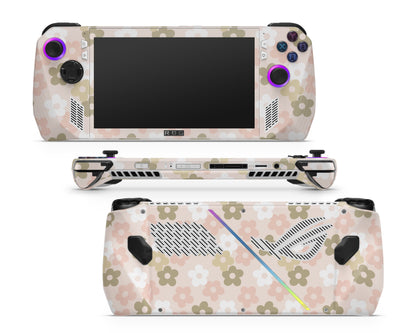 Lux Skins ROG Ally Retro Parisian Pink Floral ASUS ROG Ally Skins - Art FLoral Skin