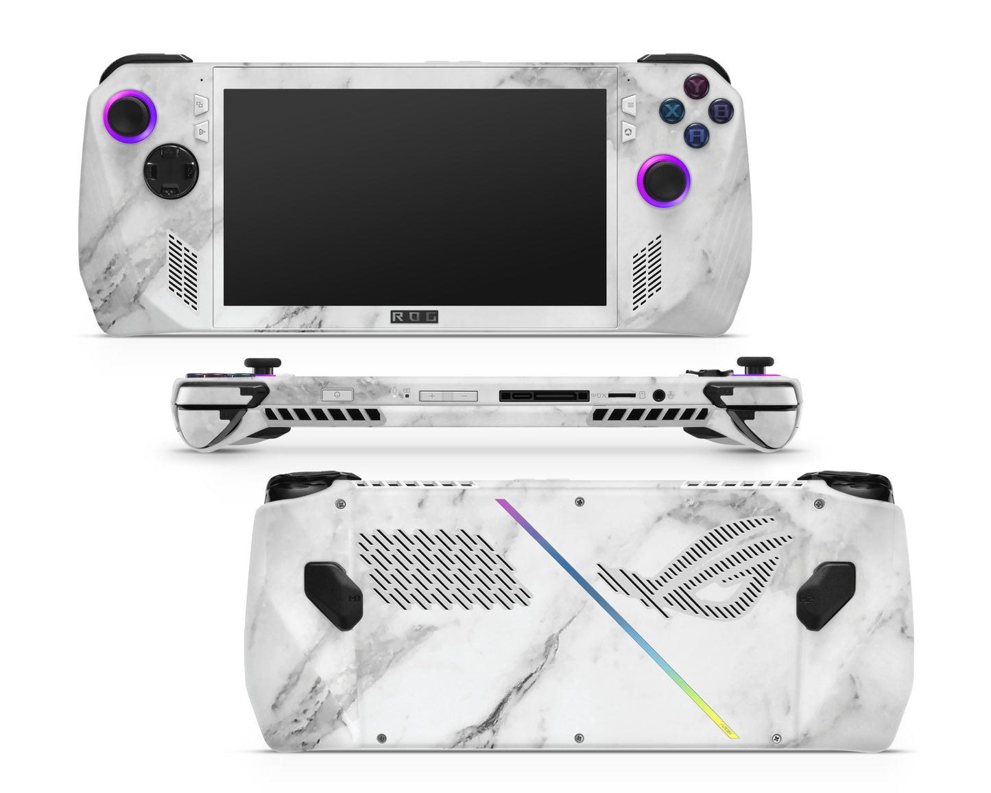 Lux Skins ROG Ally White Marble ASUS ROG Ally Skins - Pattern Marble Skin