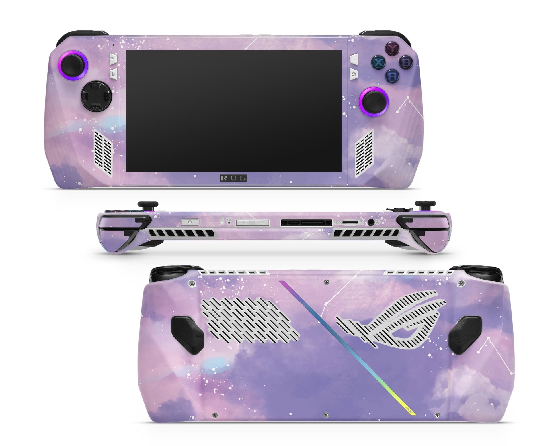 Lux Skins ROG Ally Purple Starry Night ASUS ROG Ally Skins - Pattern Abstract Skin