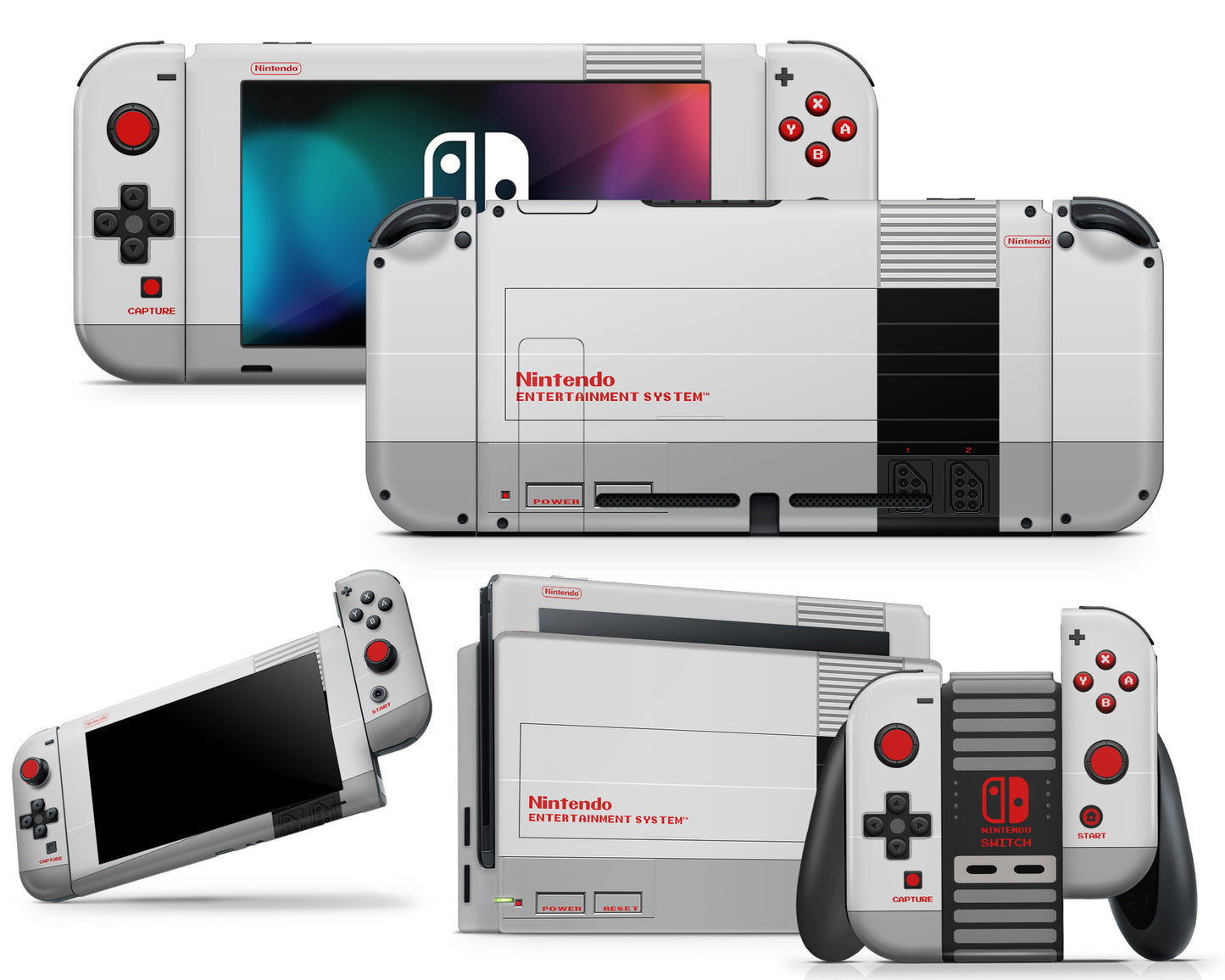 Retro NES Nintendo Switch Skin