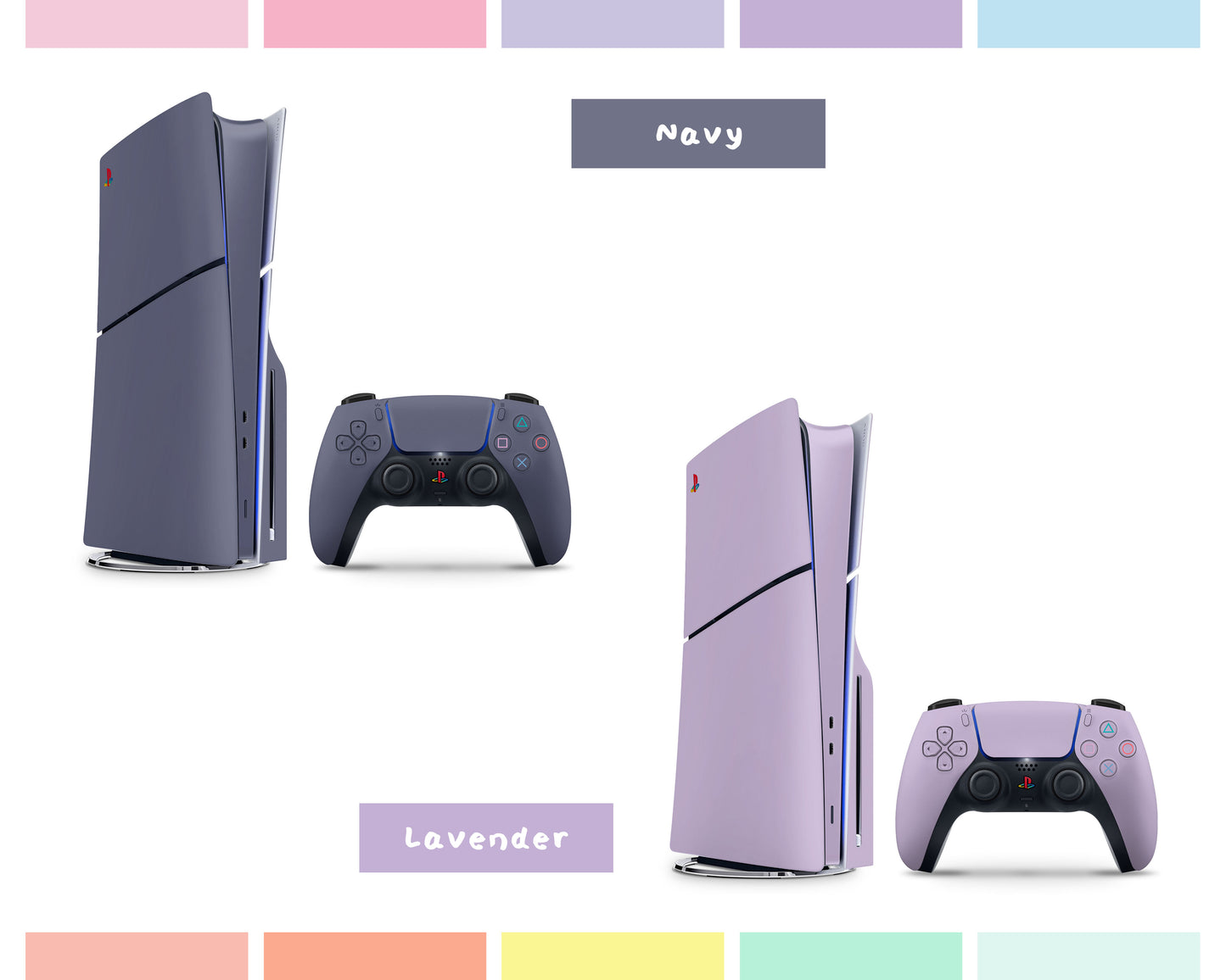 Signature Pastel Series PS5 Slim Skin