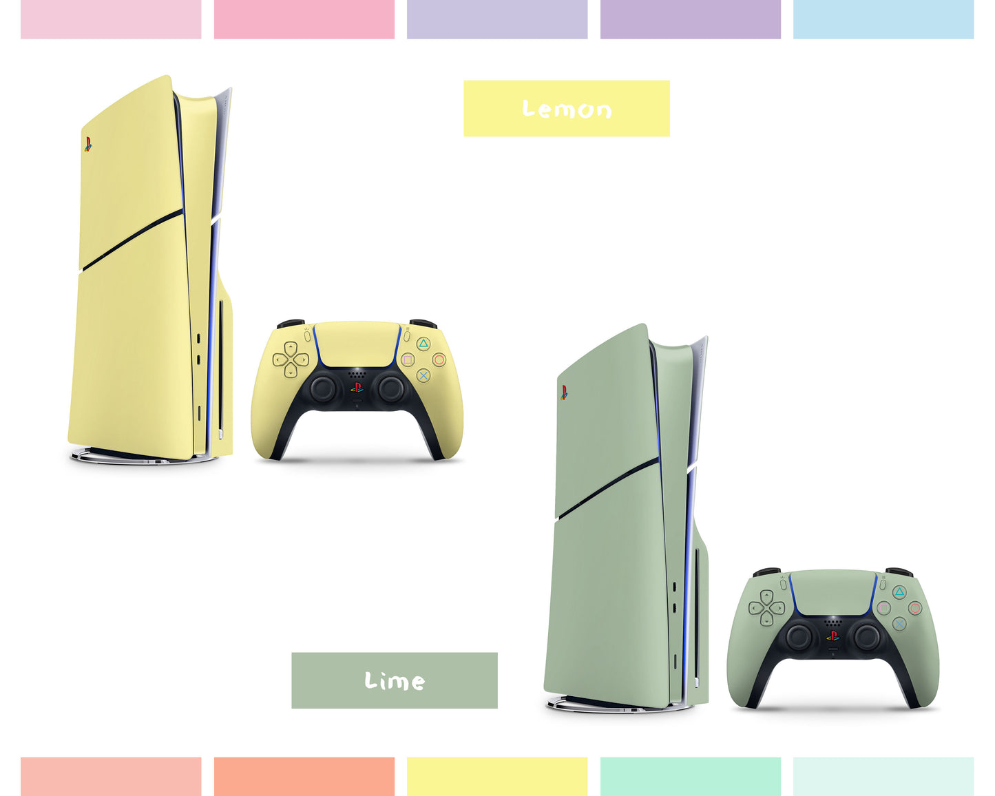 Signature Pastel Series PS5 Slim Skin