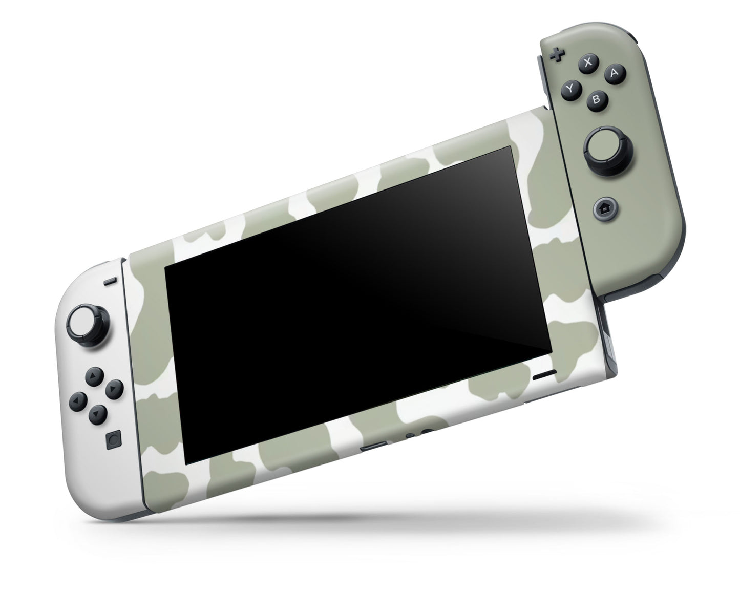 Sage Cow Pattern Nintendo Switch Skin