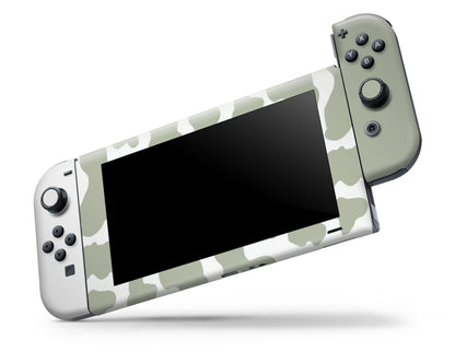 Sage Cow Pattern Nintendo Switch Skin