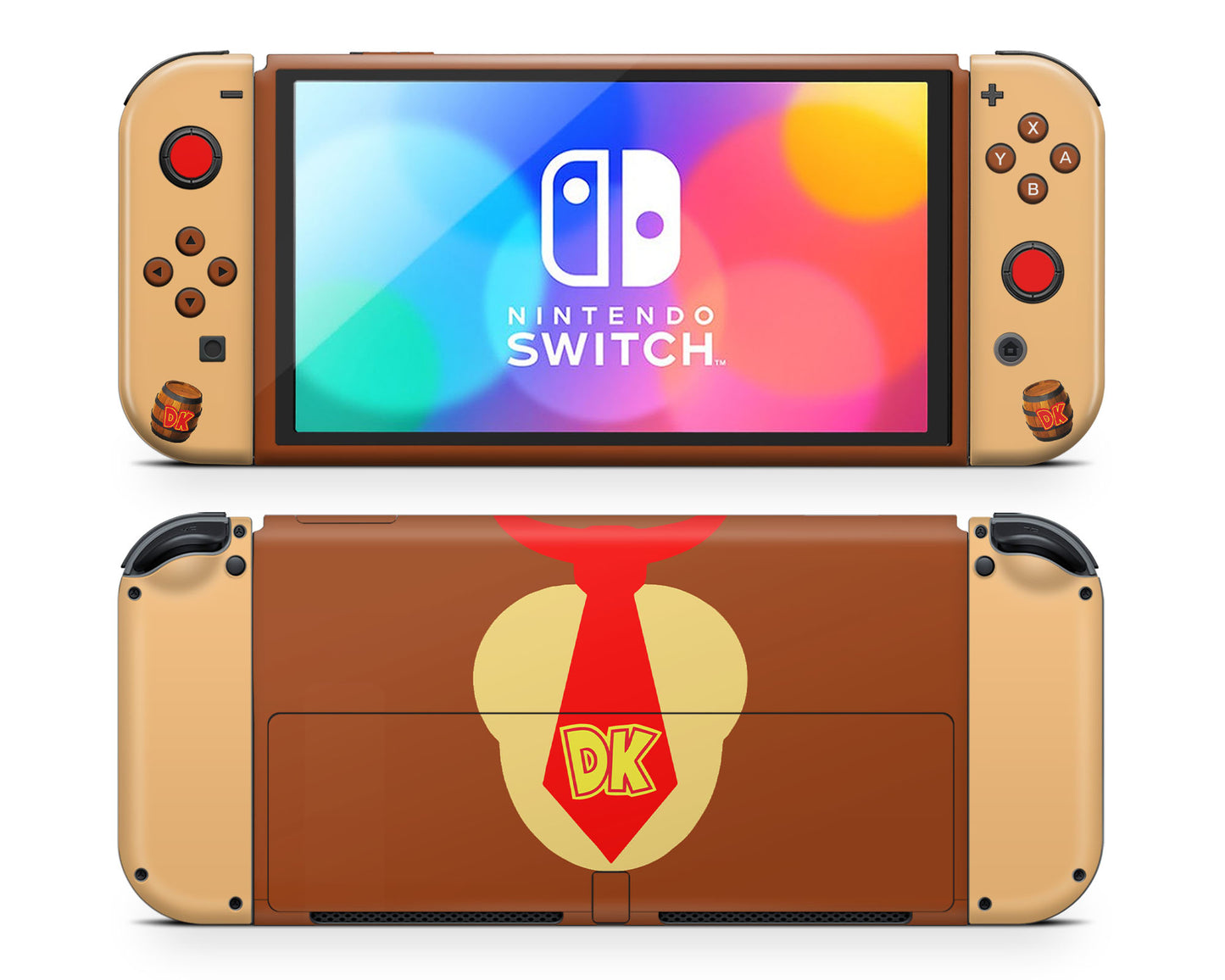 Donkey Kong Minimalist Nintendo Switch OLED Skin