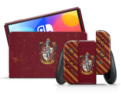 Harry Potter Gryffindor Nintendo Switch OLED Skin