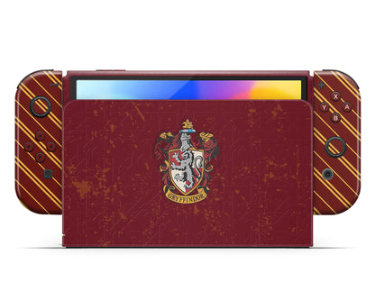 Harry Potter Gryffindor Nintendo Switch OLED Skin