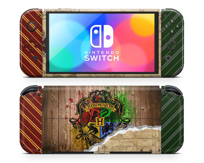 Harry Potter Marauders Map Nintendo Switch OLED Skin