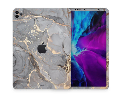 Lux Skins iPad Ethereal Grey Marble iPad Pro 12.9" Gen 5 Skins - Pattern Marble Skin