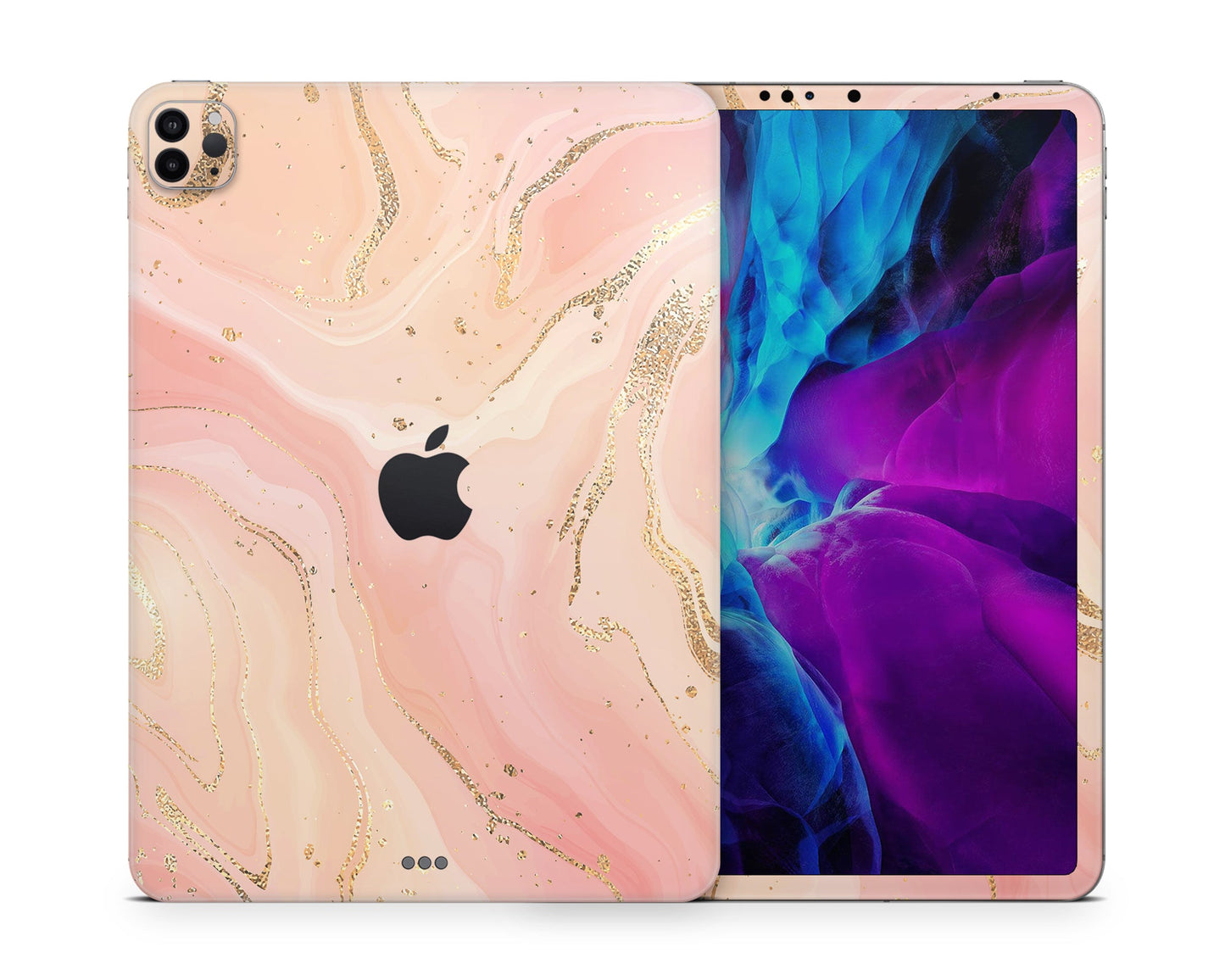 Lux Skins iPad Ethereal Peach Pink Marble iPad Pro 12.9" Gen 5 Skins - Pattern Marble Skin