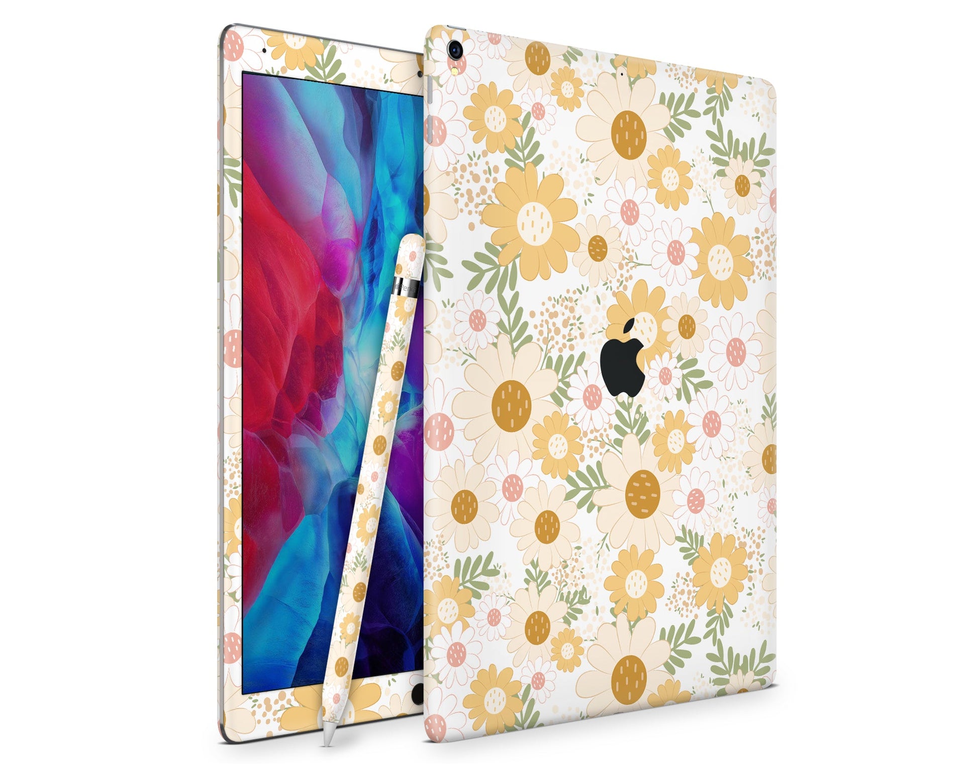 Lux Skins iPad Sunshine Daisy Spring Floral iPad Pro 12.9" Gen 5 Skins - Art Floral Skin