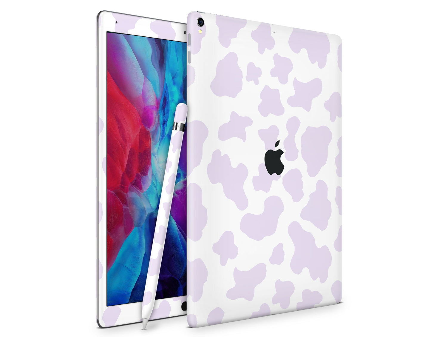 Lux Skins iPad Purple Cow Print iPad Pro 12.9" Gen 5 Skins - Art Animals Skin