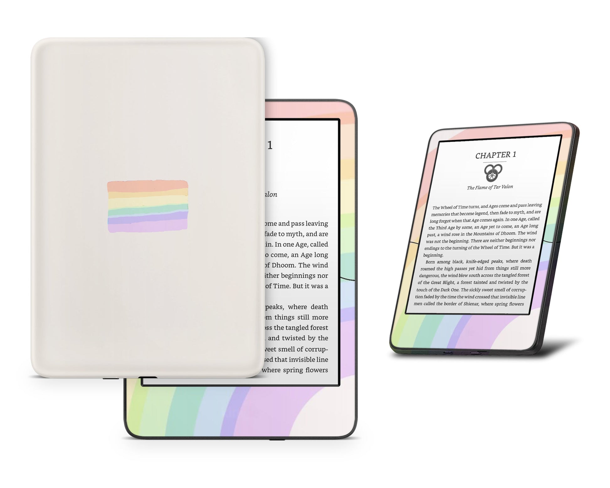 Lux Skins Kindle LGBT Rainbow Flag Kindle Gen 8 Skins - Art Pride Series Skin