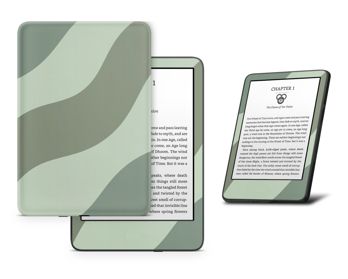 Lux Skins Kindle Garden of Eden Kindle Gen 8 Skins - Solid Colours Colour Blocking Skin