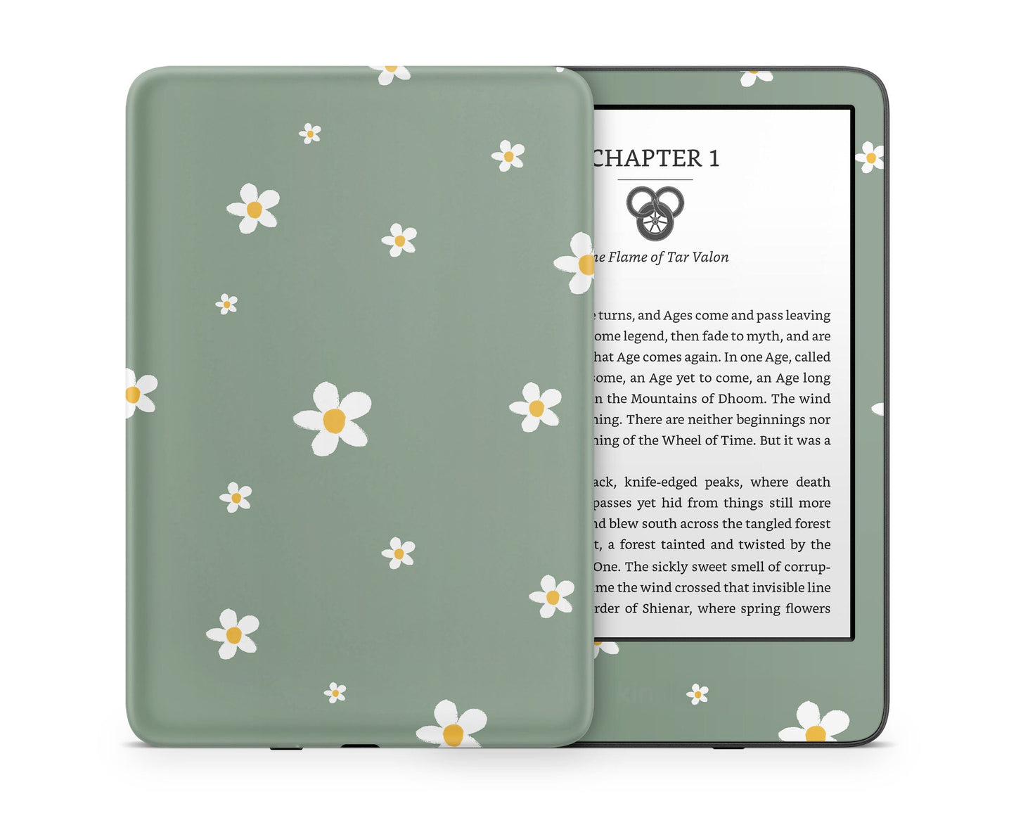 Lux Skins Kindle Forest Daisy Kindle Gen 11 Skins - Art Floral Skin