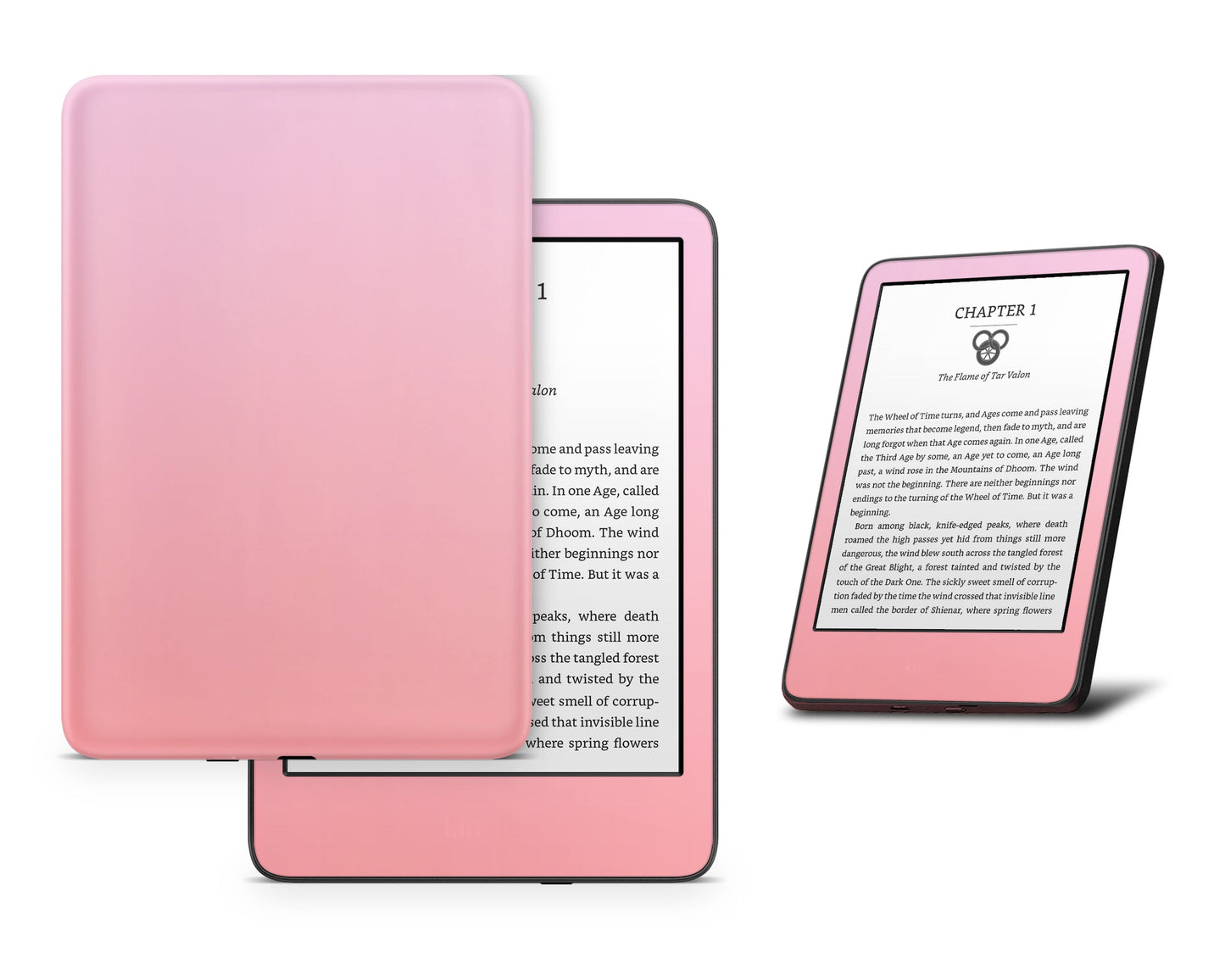 Lux Skins Kindle Pink Gradient Kindle Gen 8 Skins - Solid Colours Gradient Skin