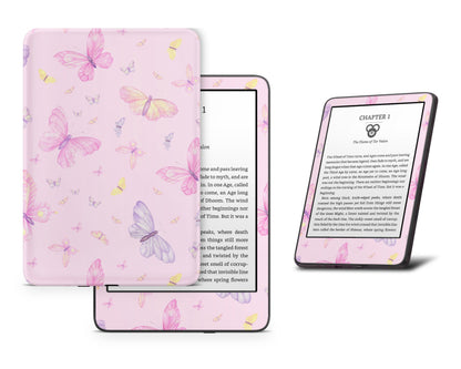 Lux Skins Kindle Pink Fairytale Butterfly Kindle Gen 8 Skins - Pattern Animals Skin