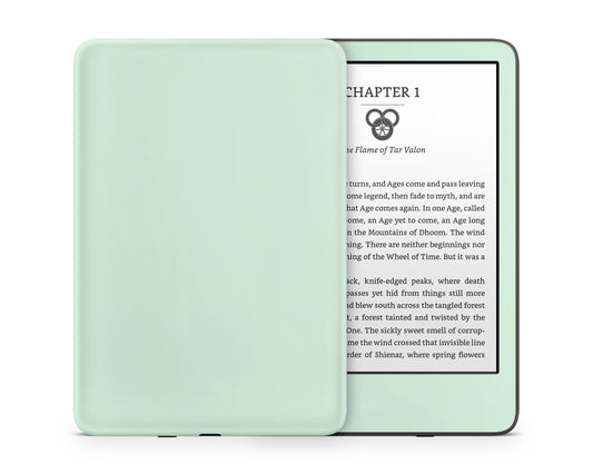 Lux Skins Kindle Mint Green Kindle Gen 11 Skins - Solid Colours Solid Colours Skin