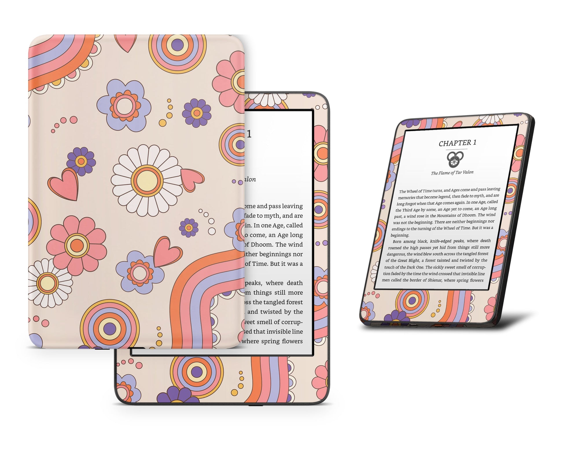 Lux Skins Kindle Groovy Gen Z Kindle Gen 8 Skins - Art Artwork Skin